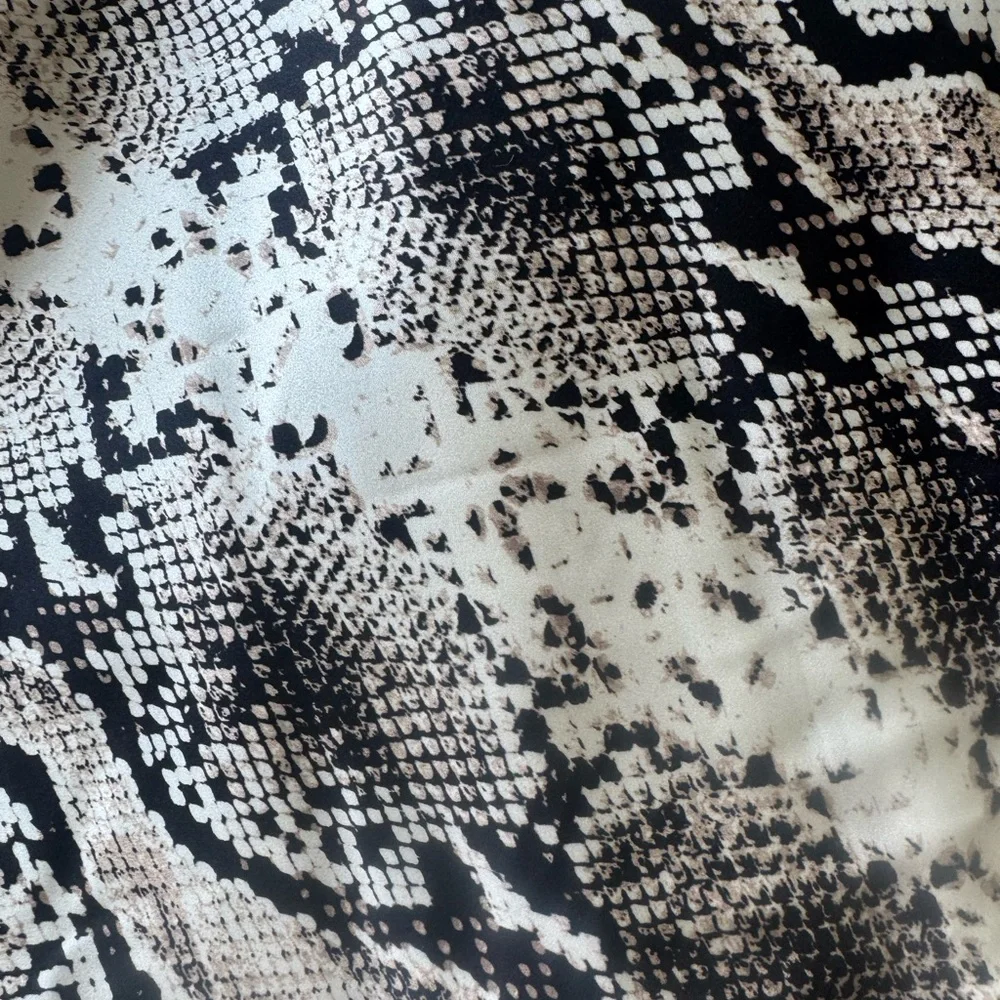 CAMI NYC THE RAVEN SILK BIAS SLIP DRESS | Snake Print | Size L - Picture 7 of 7
